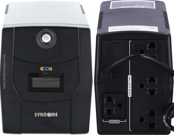 Syndome ECO II 1000 LCD แสดงสถานะผ่านทางจอ LCD